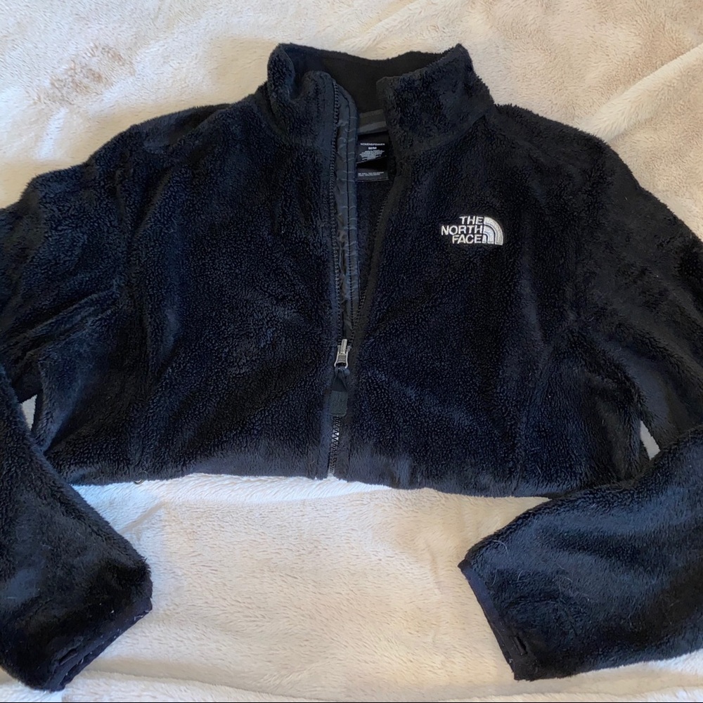 Fleece North Face Zip Up Jacket